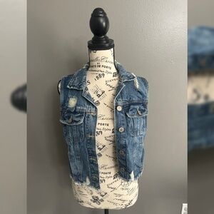 Highway Jeans Women’s Medium Denim Cutoff Vest